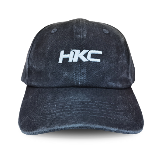 HKC Stone Wash Black Dad Hat