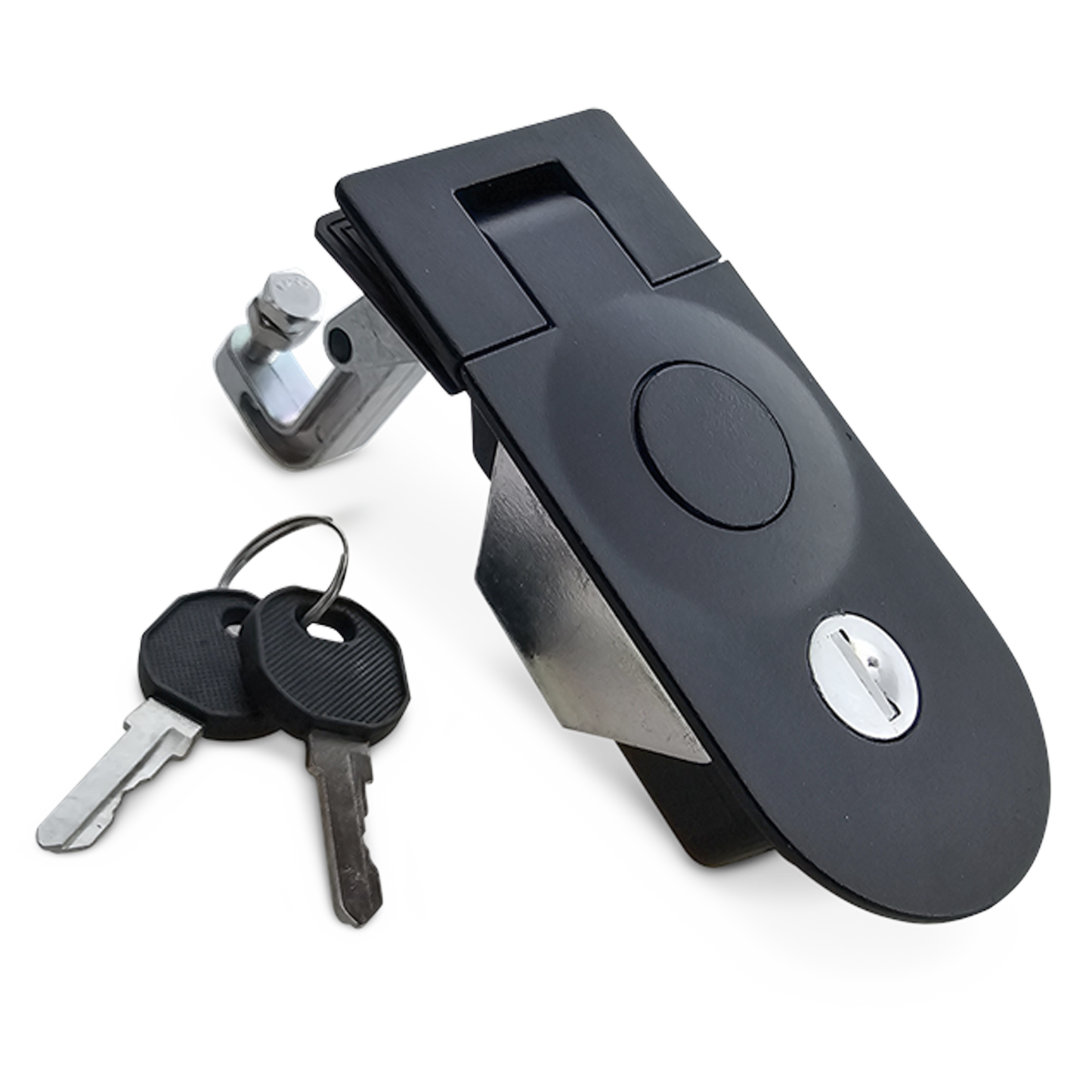 Black Compression Lock with Keys