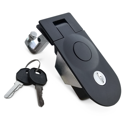 Black Compression Lock with Keys