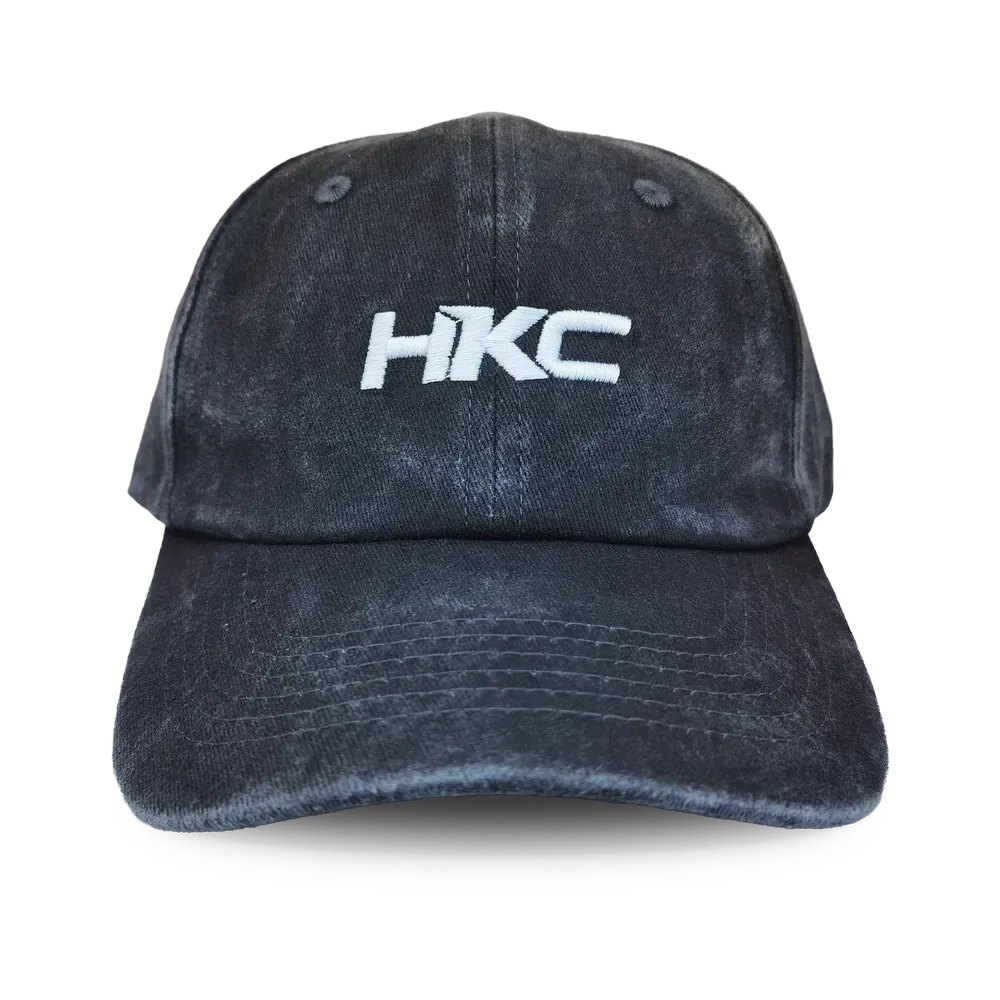 HKC Stone Wash Black Dad Hat