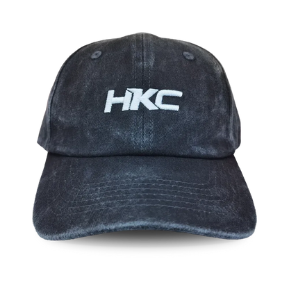 HKC Stone Wash Black Dad Hat