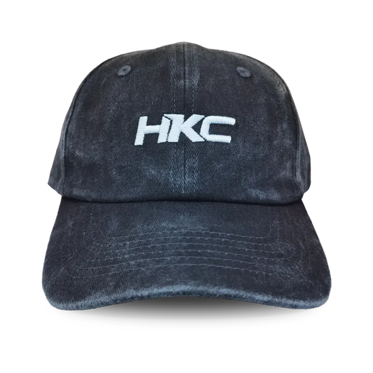 HKC Stone Wash Black Dad Hat